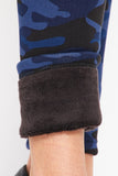 3-Inch HighWaist Fur Lined Camo Ankle Leggings