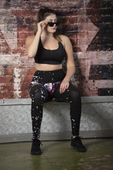 Tie Dye design High Waisted Women's Leggings