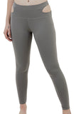 High-Waist Cut-Out Waist Sides Active Yoga Pants Leggings