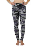 Grey Camouflage 5" High Waist Ankle Leggings