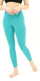 High Waisted Velocity Perform Yoga Leggings Aqua