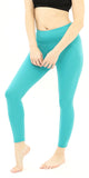 High Waisted Velocity Perform Yoga Leggings Aqua