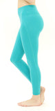 High Waisted Velocity Perform Yoga Leggings Aqua