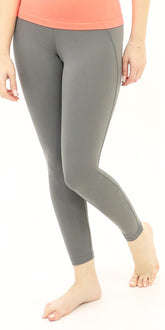 High Waisted Velocity Perform Yoga Leggings Grey
