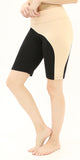 High Waisted Energy Perform Cycling Shorts – Black/Skin Color