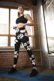 Dog Paw Design High Waisted Print Leggings