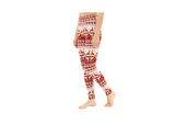High-Waist Christmas Pattern with Deers Leggings