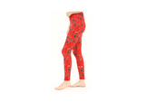 High-Waist Christmas Winter Snow on Pine Needle Leggings