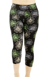 Buttery Soft Clover Capri Leggings
