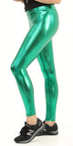 Leather Green Leggings