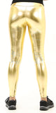 Leather Gold Leggings