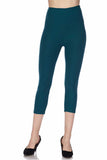 ULTRA SOFT CAPRI LEGGINGS WITH 5 INCH WAISTBAND