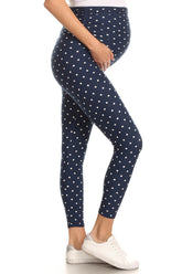 Pregnant Ultra Soft Solid Personalized High Waist Maternity Leggings