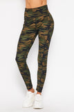 Camo Yoga Phone Pocket Leggings W/ Side Mesh