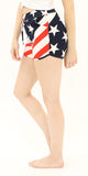 Buttery Soft Flag Design Dolphin Shorts